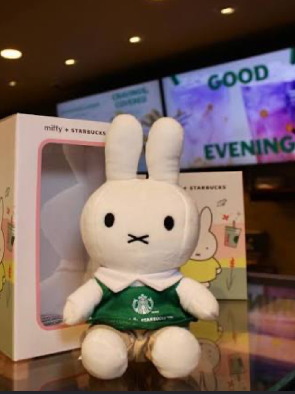 NIB viral Miffy x Starbucks plush